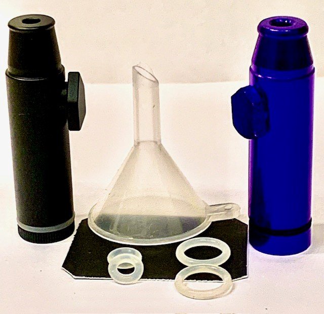 Dosificador De Tabaco SPOPGUYS Con Embudo - Capacidad ~3g, Aleación De Aluminio, Diseño De 3 Piezas